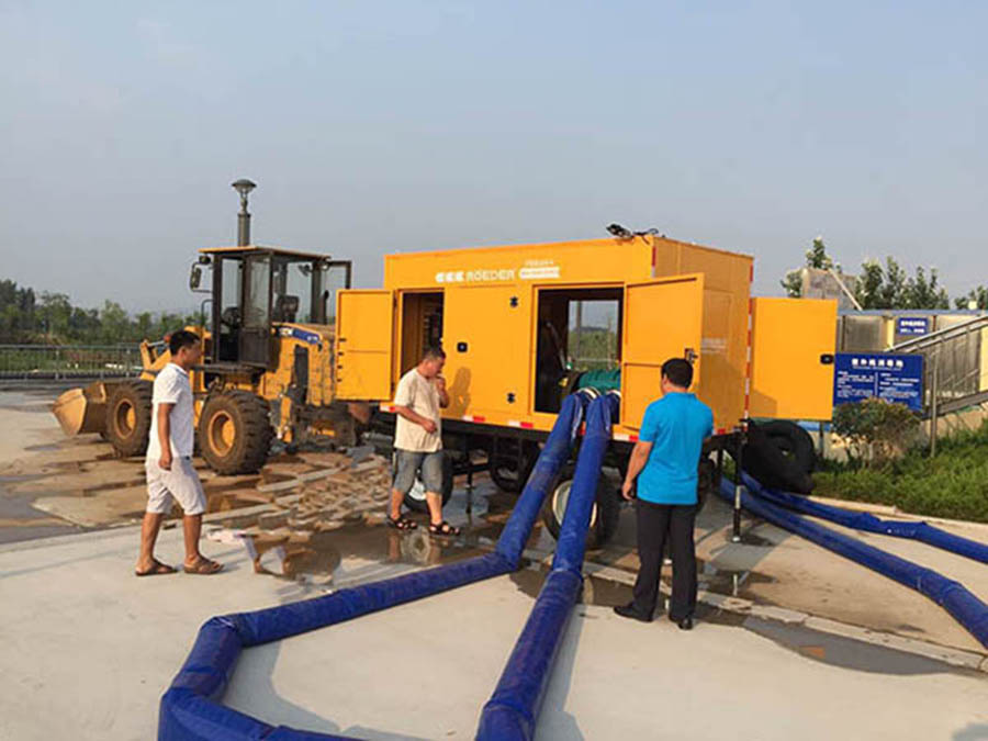 山東大暴雨，羅德移動(dòng)泵車(chē)隨時(shí)待命